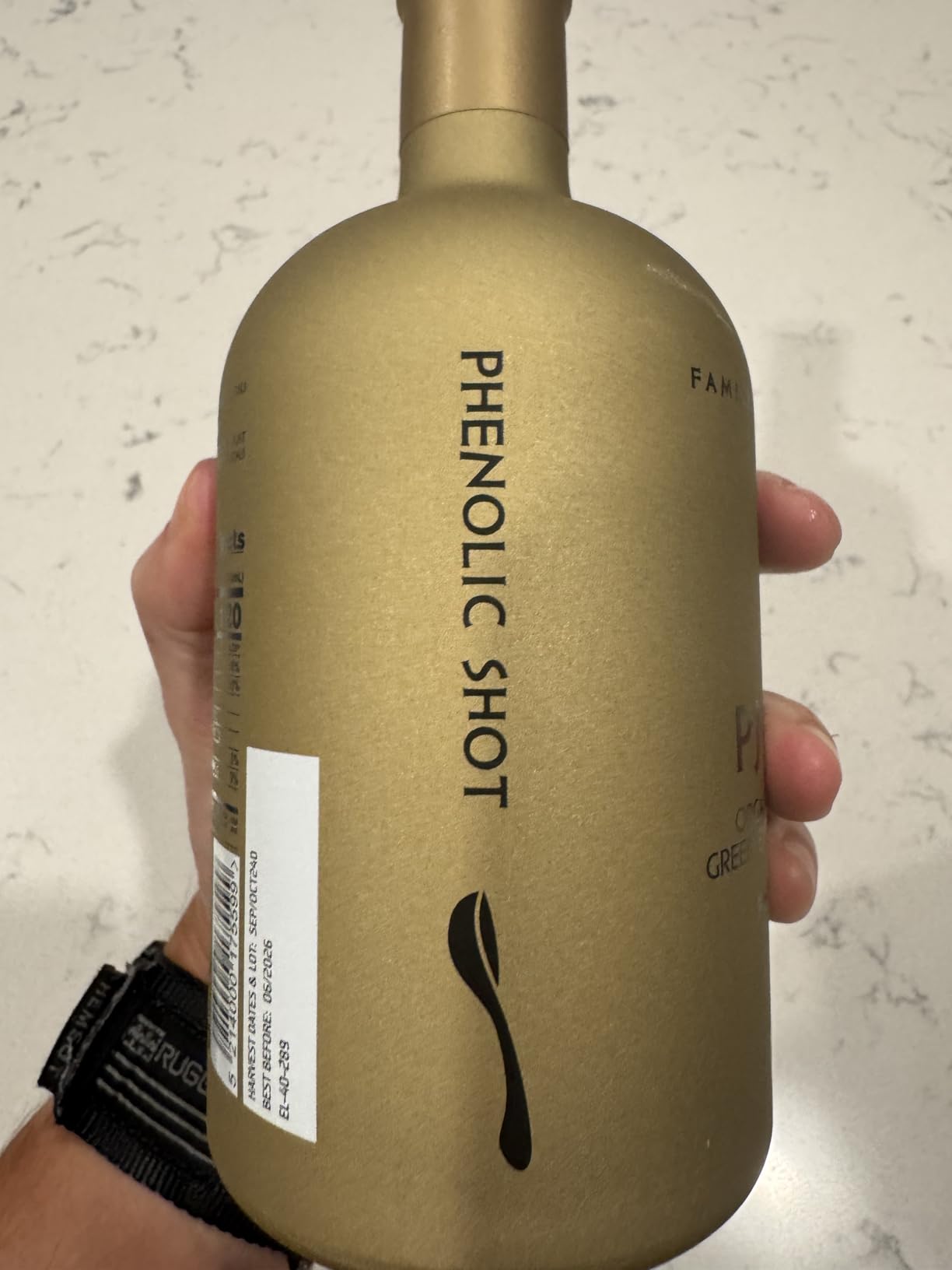P.J. KABOS 2024/25 Harvest, Extremely High Phenolic (1000+ mg/kg), USDA Organic Greek Extra Virgin Olive Oil, Kosher, Cold Extracted, 16.9oz Bottle, PJ KABOS 