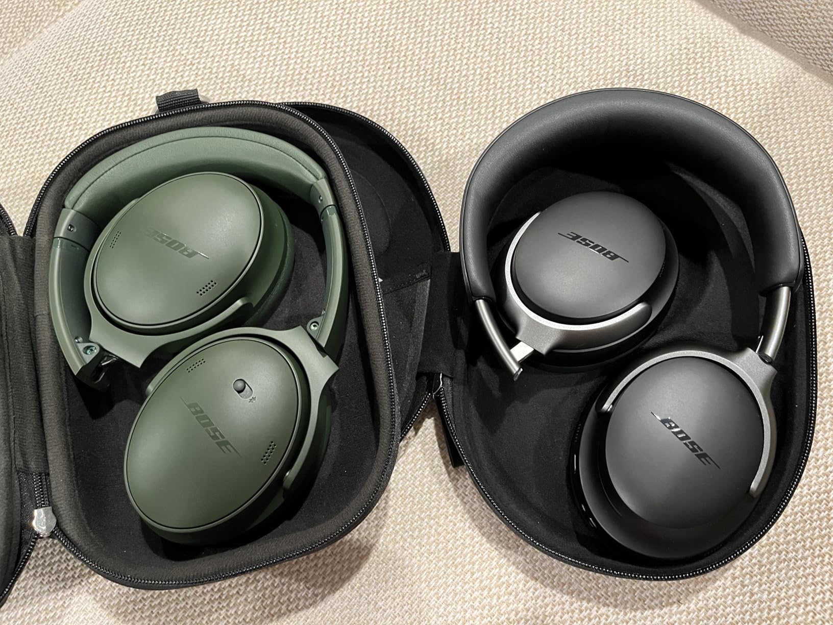 Bose QuietComfort Headphones - Wireless Bluetooth Headphones, Active Over Ear Noise Cancelling and Mic, USB-C Charging, Deep Bass, Up to 24 Hours of Playtime, White Smoke Customer Review Bose QuietComfort Headphones - Wireless Bluetooth Headphones, Active Over Ear Noise Cancelling and Mic, USB-C Charging, Deep Bass, Up to 24 Hours of Playtime, White Smoke - Customer Photo 1