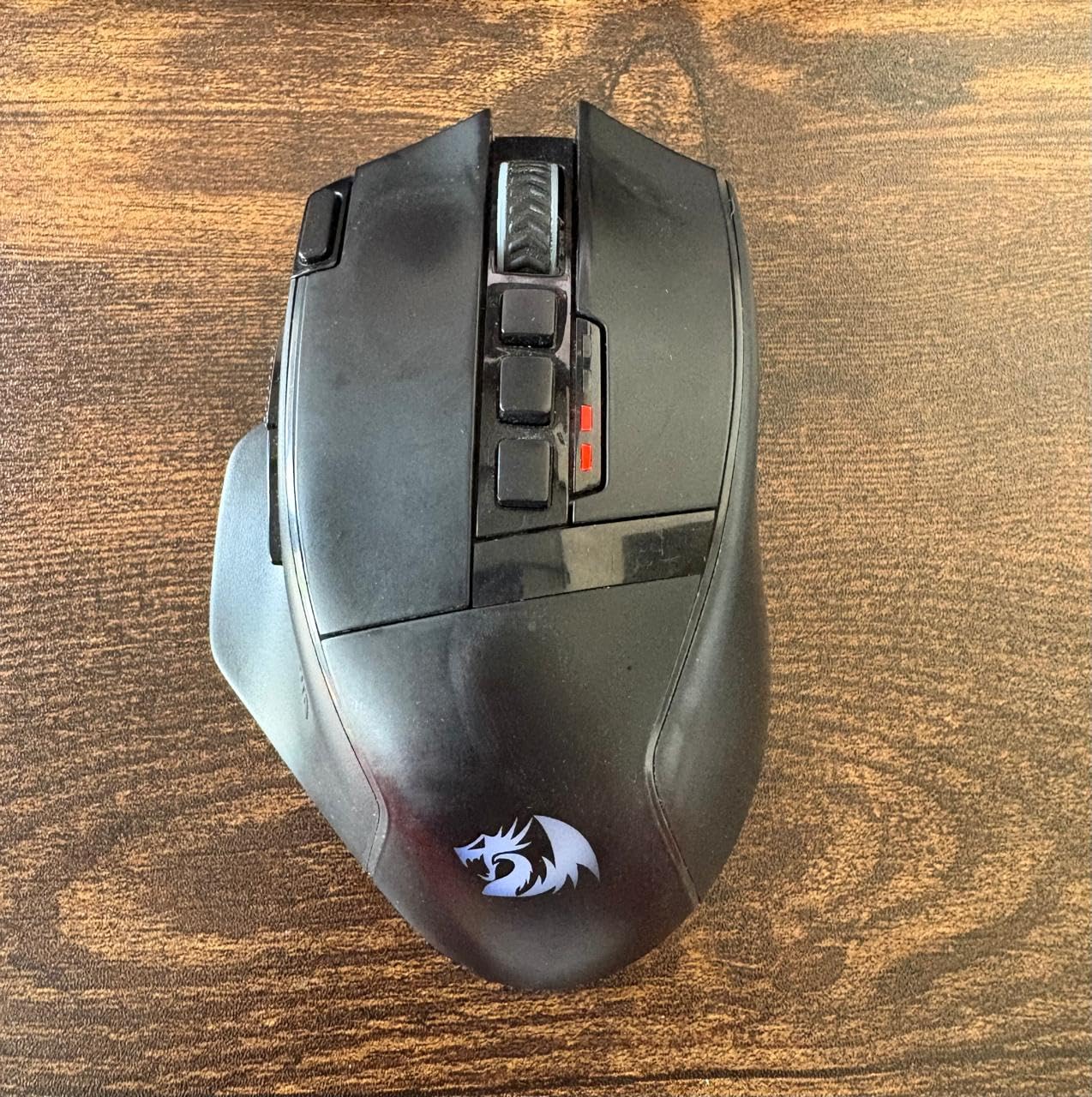 Redragon Wireless Gaming Mouse, Ergonomic Mouse 16000 DPI with Rapid Fire Key, 9 Macro Buttons, 170-Hour Durable Power Capacity and RGB Backlight Wired/Wireless Mouse for Laptop/Mac/PC - Customer Photo 1