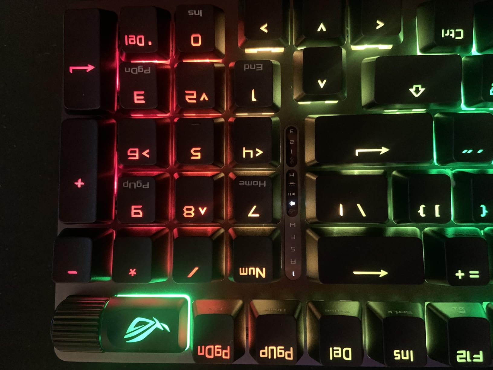 ASUS ROG Strix Scope II 96 Wireless Mechanical Gaming Keyboard – 96% Full-Size, Tri-Mode Connectivity, Hot Swappable Pre-lubed ROG NX Storm Clicky Switches, PBT Keycaps, RGB, PC/Mac Support - Black Customer Review ASUS ROG Strix Scope II 96 Wireless Mechanical Gaming Keyboard – 96% Full-Size, Tri-Mode Connectivity, Hot Swappable Pre-lubed ROG NX Storm Clicky Switches, PBT Keycaps, RGB, PC/Mac Support - Black - Customer Photo 2