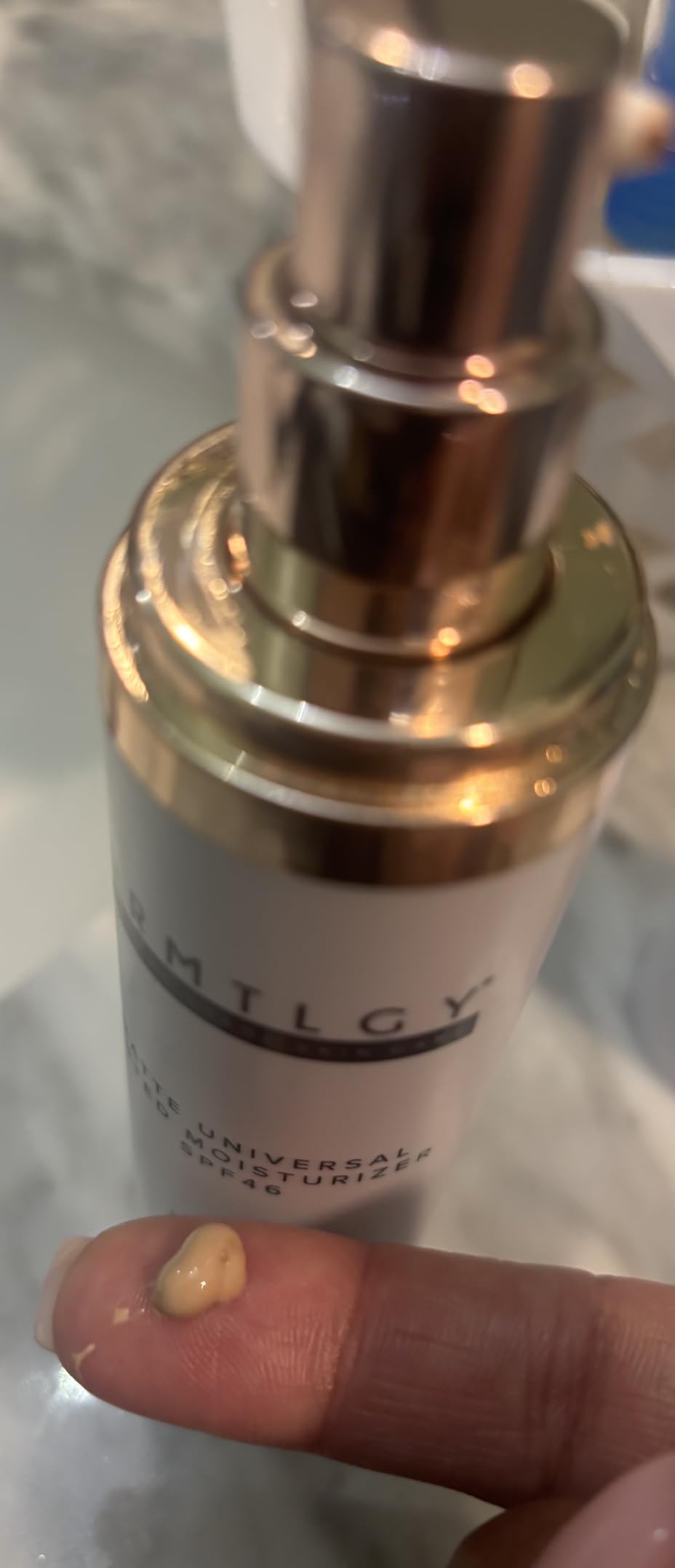 DRMTLGY Matte Universal Tinted Moisturizer SPF 46 - Anti-Aging Tinted Face Sunscreen & Lightweight Makeup with Broad Spectrum UV Protection customer photo 1
