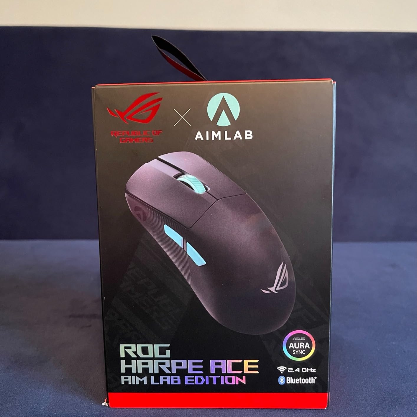 ASUS ROG Harpe Ace Extreme Wireless Esports Gaming Mouse – Carbon Fiber Build, 47g Lightweight, Tri-Mode Connectivity, 42K DPI, up to 70Hr Battery, Glass Skates, Pro-Approved, PC/Mac Support - Black Customer Review ASUS ROG Harpe Ace Extreme Wireless Esports Gaming Mouse – Carbon Fiber Build, 47g Lightweight, Tri-Mode Connectivity, 42K DPI, up to 70Hr Battery, Glass Skates, Pro-Approved, PC/Mac Support - Black - Customer Photo 5