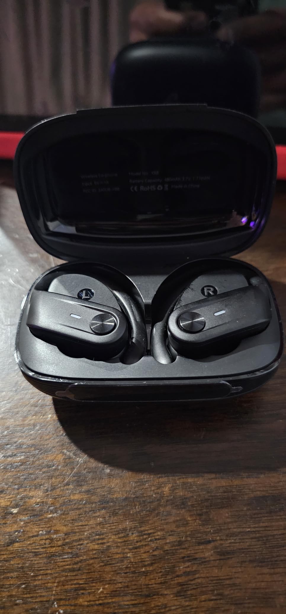 TAGRY Bluetooth Headphones Wireless Earbuds 80Hrs Playtime IPX7 Waterproof Digital Display Sport Ear Buds with Earhook Mic in-Ear Earphones Stereo Sound Earbud for Workout Running Exercise Gym Black Customer Review TAGRY Bluetooth Headphones Wireless Earbuds 80Hrs Playtime IPX7 Waterproof Digital Display Sport Ear Buds with Earhook Mic in-Ear Earphones Stereo Sound Earbud for Workout Running Exercise Gym Black - Customer Photo 2