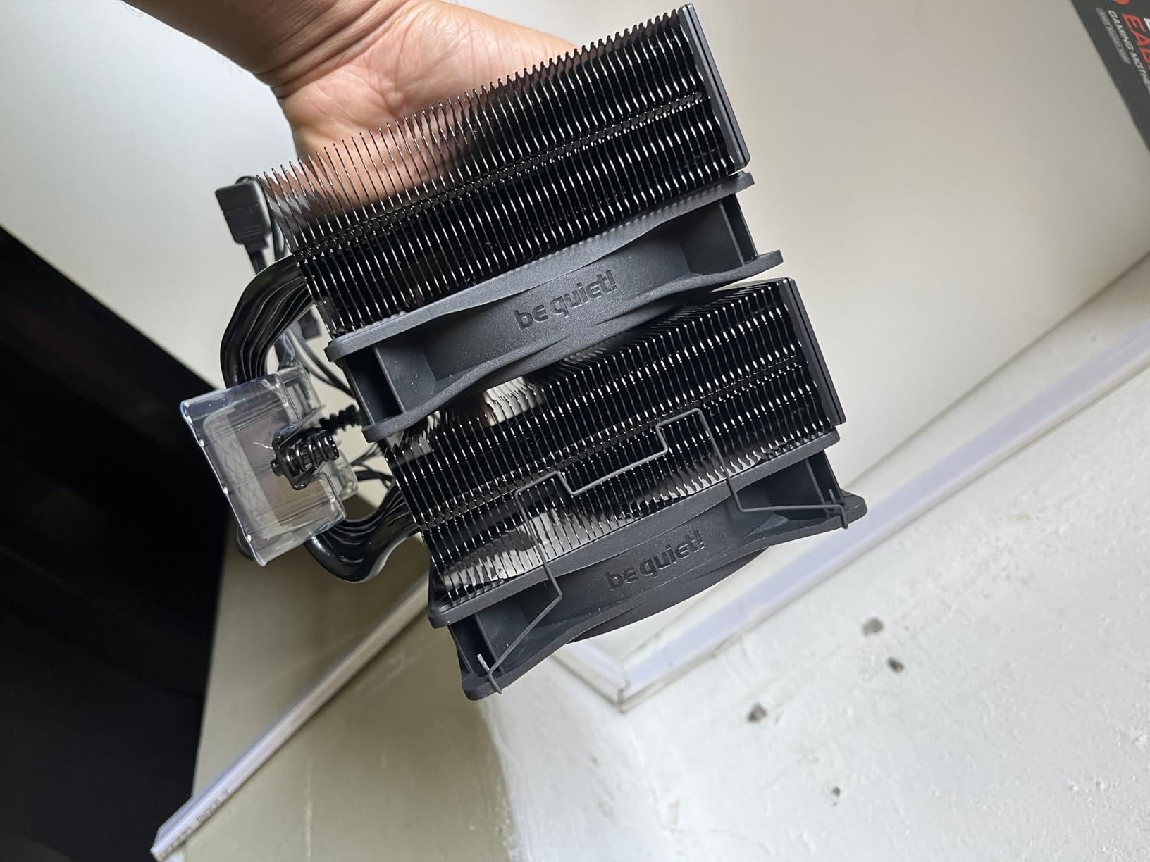 be quiet! Pure Rock Pro 3 Black CPU Air Cooler | 6 High Performance 6mm Heat Pipes with HDT Technology | 120mm Quiet PWM Fan | AMD:AM4 AM5/Intel LGA 1700/1150/1151/1200 | Black | BK042 - Customer Photo 2