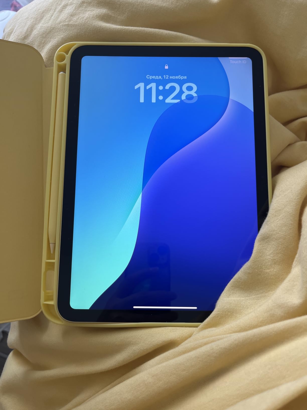 Apple iPad 11-inch: A16 chip, 11-inch Model, Liquid Retina Display, 128GB, Wi-Fi 6, 12MP Front/12MP Back Camera, Touch ID, All-Day Battery Life — Blue Customer Review Apple iPad 11-inch: A16 chip, 11-inch Model, Liquid Retina Display, 128GB, Wi-Fi 6, 12MP Front/12MP Back Camera, Touch ID, All-Day Battery Life — Blue - Customer Photo 2