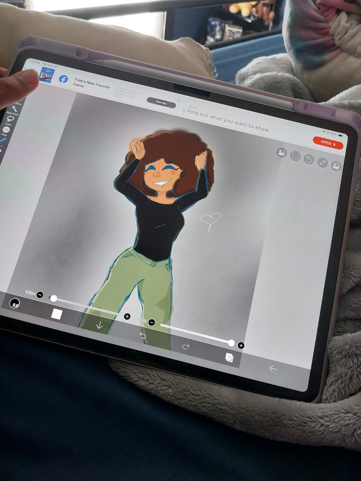 iPad Air 13-inch with M3 chip Built for Apple Intelligence, Liquid Retina Display, 128GB, 12MP Front/Back Camera, Wi-Fi 6E, Touch ID, All-Day Battery Life — Space Gray Customer Review iPad Air 13-inch with M3 chip Built for Apple Intelligence, Liquid Retina Display, 128GB, 12MP Front/Back Camera, Wi-Fi 6E, Touch ID, All-Day Battery Life — Space Gray - Customer Photo 1