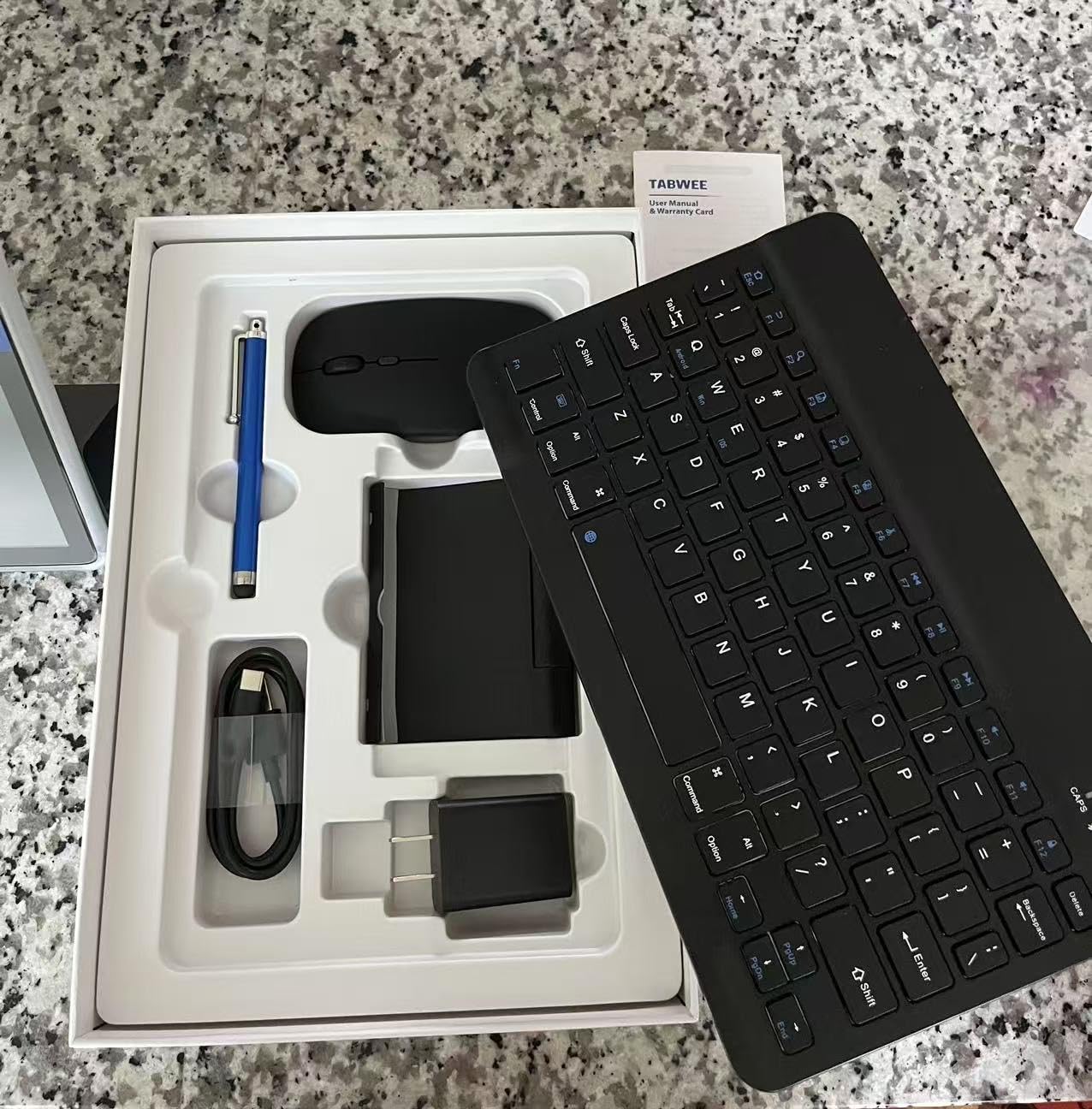 Tablet 2025 Latest Android 15 Tablets with 10.1 Inch Incell Display, 24GB RAM 256GB ROM /2TB TF, Gemini AI, T606 Octa-Core+8MP Camera, 5000mAh, Widevine L1, 2 in 1 Tablets with Keyboard Mouse Stylus - Customer Photo 3