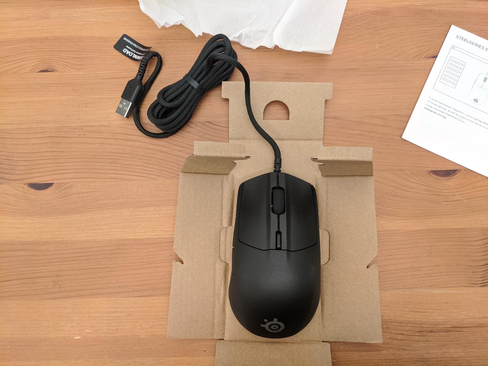 SteelSeries Rival 3 Gen 2 Gaming Mouse — 8500 DPI TrueMove Core Optical Sensor — 60 Million Click Durability — Low Latency — 77g Lightweight — 100% PTFE Feet — RGB — Black, Black, Rival 3 Gen 2 - Wired - Customer Photo 1