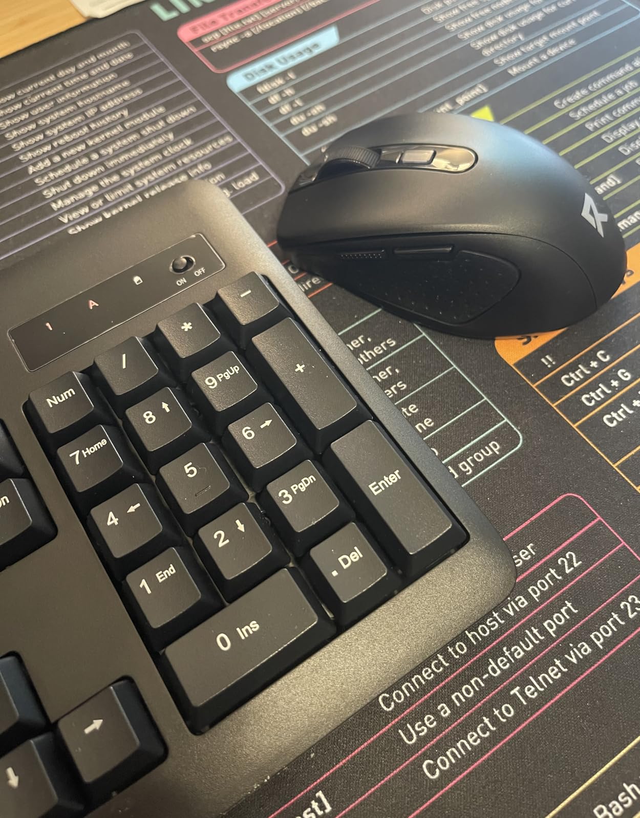 Redragon Wireless Keyboard and Mouse Combo, 2.4G Full-Sized Ergonomic Computer Keyboard and 5 Level DPI Adjustable Wireless Mouse for Windows, Mac OS Desktop/Laptop/PC, BS-7367-B - Customer Photo 1
