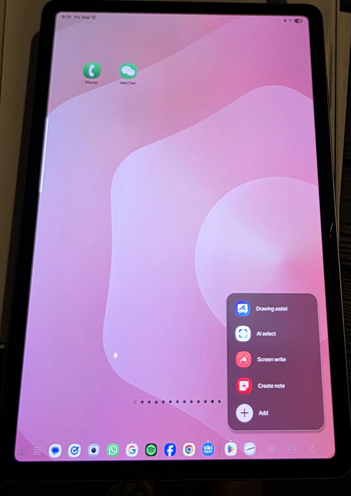 Samsung Galaxy Tab S11 256 GB WiFi Android Tablet, Large Display, Durable, Slim, Light, High Performance, Long Battery Life, S Pen for Note-Taking, AI Assist, US Version, Gray Customer Review Samsung Galaxy Tab S11 256 GB WiFi Android Tablet, Large Display, Durable, Slim, Light, High Performance, Long Battery Life, S Pen for Note-Taking, AI Assist, US Version, Gray - Customer Photo 1