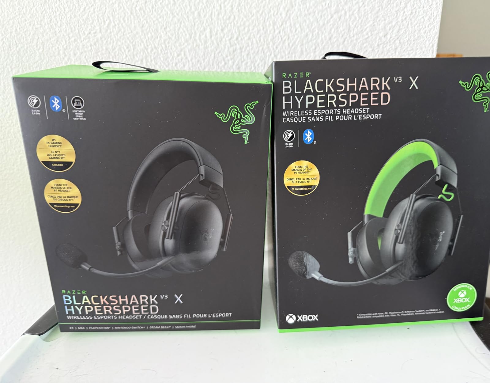 Razer BlackShark V3 X HyperSpeed Wireless Gaming Headset for PC: 50mm Drivers - Cardioid Mic - 2.4 GHz, Bluetooth, USB - Works with Mac, PS5, Nintendo Switch, Smartphone - 70 Hr Battery - Black Customer Review Razer BlackShark V3 X HyperSpeed Wireless Gaming Headset for PC: 50mm Drivers - Cardioid Mic - 2.4 GHz, Bluetooth, USB - Works with Mac, PS5, Nintendo Switch, Smartphone - 70 Hr Battery - Black - Customer Photo 1