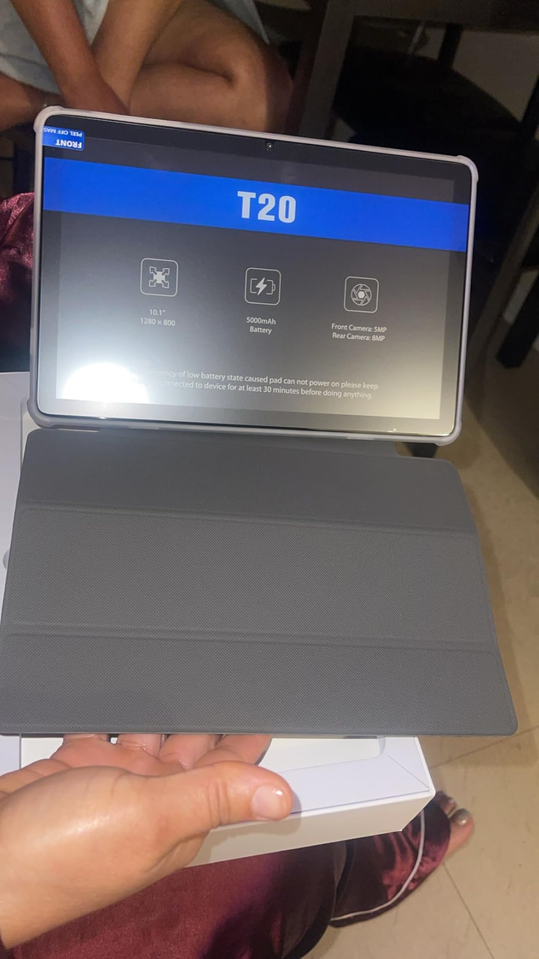 Tablet Android 15, 10 Inch Tablet with Keyboard Mouse Stylus, 24GB+256GB/2TB TF, Gemini AI/Widevine L1/Octa-Core/8MP AI Camera/1080P/5G WiFi/OTG/GPS/Bluetooth 5.0/Face Unlock/Gaming/2 Years Warranty Customer Review Tablet Android 15, 10 Inch Tablet with Keyboard Mouse Stylus, 24GB+256GB/2TB TF, Gemini AI/Widevine L1/Octa-Core/8MP AI Camera/1080P/5G WiFi/OTG/GPS/Bluetooth 5.0/Face Unlock/Gaming/2 Years Warranty - Customer Photo 2