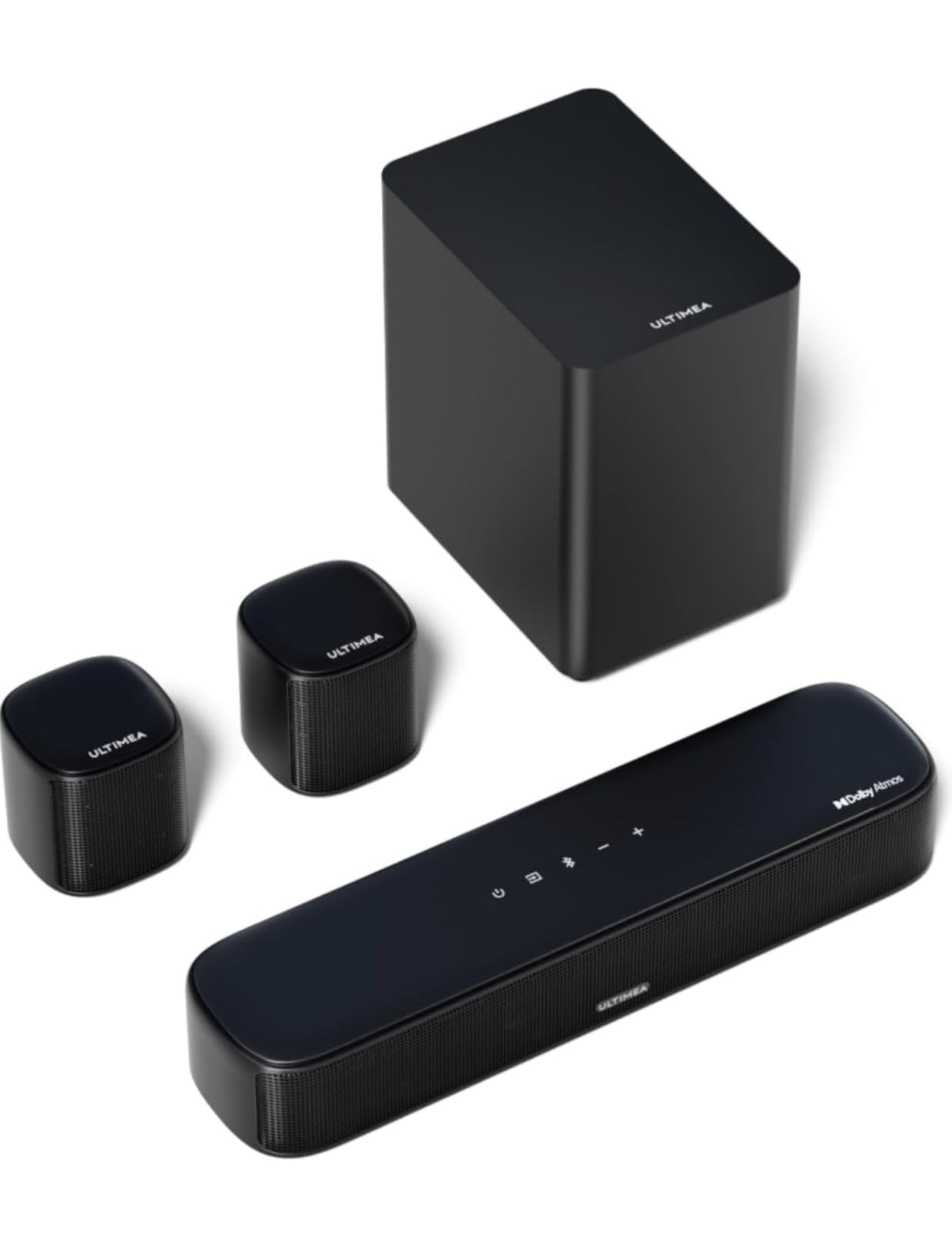 ULTIMEA 7.1ch Sound Bar with Dolby Atmos, Surround Sound System for TV with 4 Surround Speakers, Sound Bar for Smart TV with App Control, Soundbar with Subwoofer for Home Theater, HDMI eARC, Aura A60 - Customer Photo 2