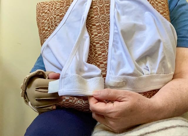 Underworks USA Arthritis Bra with Hook and Loop Closure - Sleep Leisure Breastfeeding Bra customer photo 1