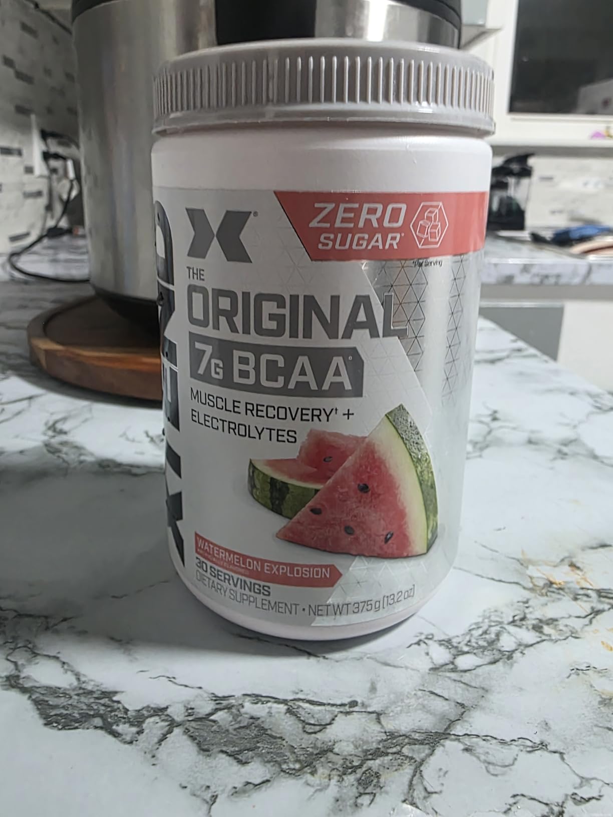 Xtend Original BCAA Powder, 7g BCAAs and 2.5g L-Glutamine for Muscle Recovery Hydration and Lean Muscle, Sugar Free Intra and Post Workout Drink with Electrolytes, Watermelon Explosion, 30 Servings customer photo 2