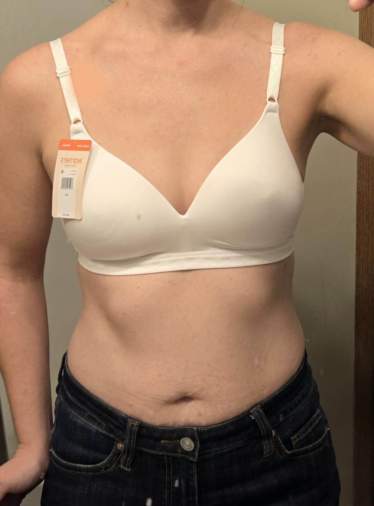 Warner's Womens Cloud 9 Super Soft Wireless Lightly Lined Comfort Bra 1269 customer photo 1