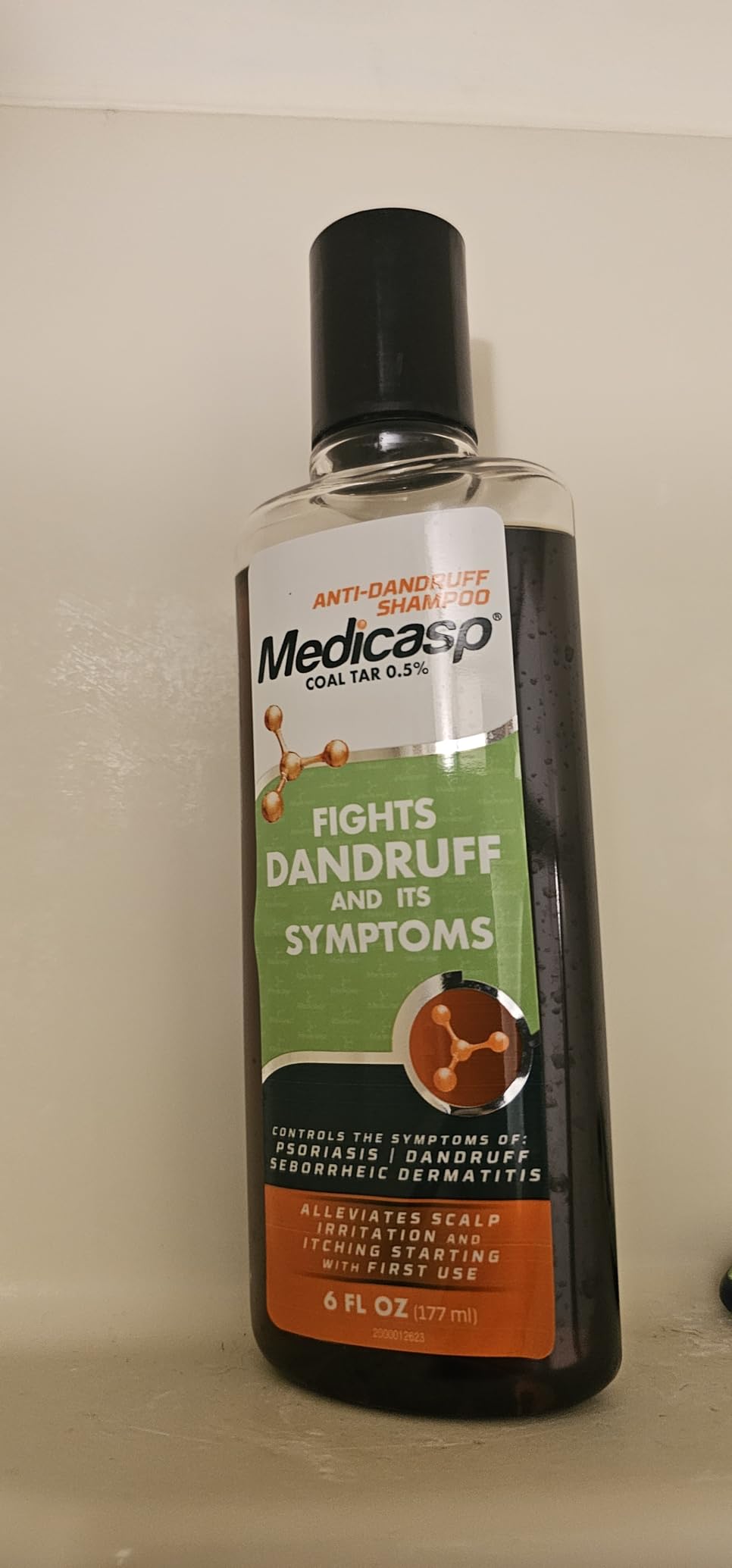 Medicasp Coal Tar Anti-Dandruff Shampoo, Alleviates Symptoms from 1st Wash, Treats Psoriasis, Seborrheic Dermatitis & Itchy Dry Scalp, Fights the Root Cause of Dandruff, Flakes Shampoo, 6 fl oz customer photo 1