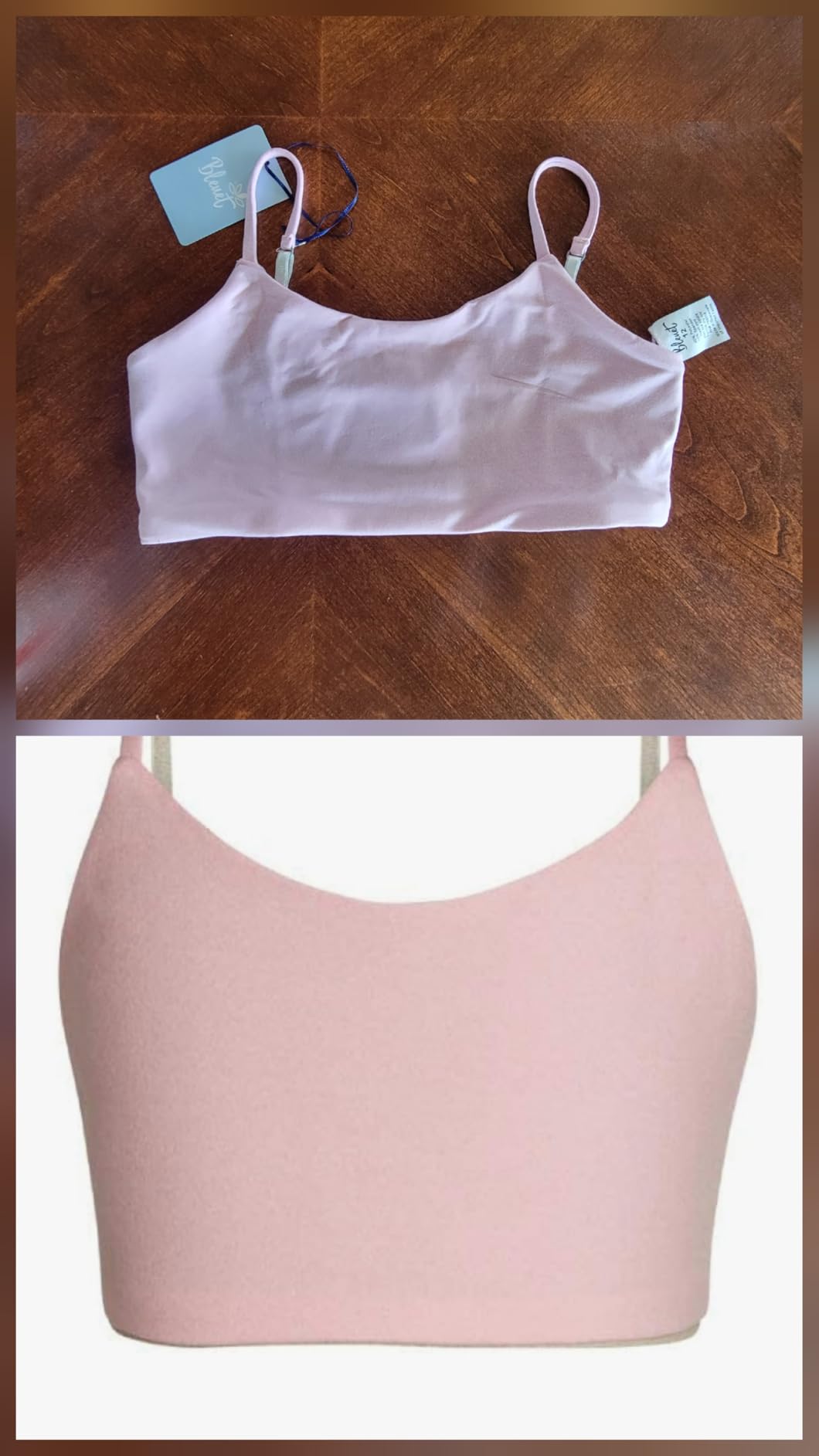 Girls Reversible Training Bra | Seamless, Ultra Soft First Bra for Teens & Tweens, Dual-Layer Bralette customer photo 2