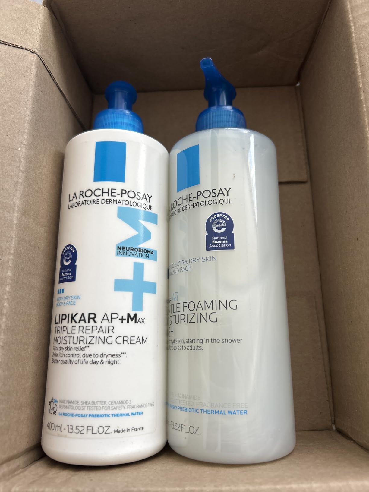 La Roche-Posay Lipikar AP+ Gentle Foaming Moisturizing Wash, Shea Butter + Niacinamide + Glycerin, Moisturizing Body Wash For Dry Skin, National Eczema Association Accepted, Dermatologist Tested customer photo 1
