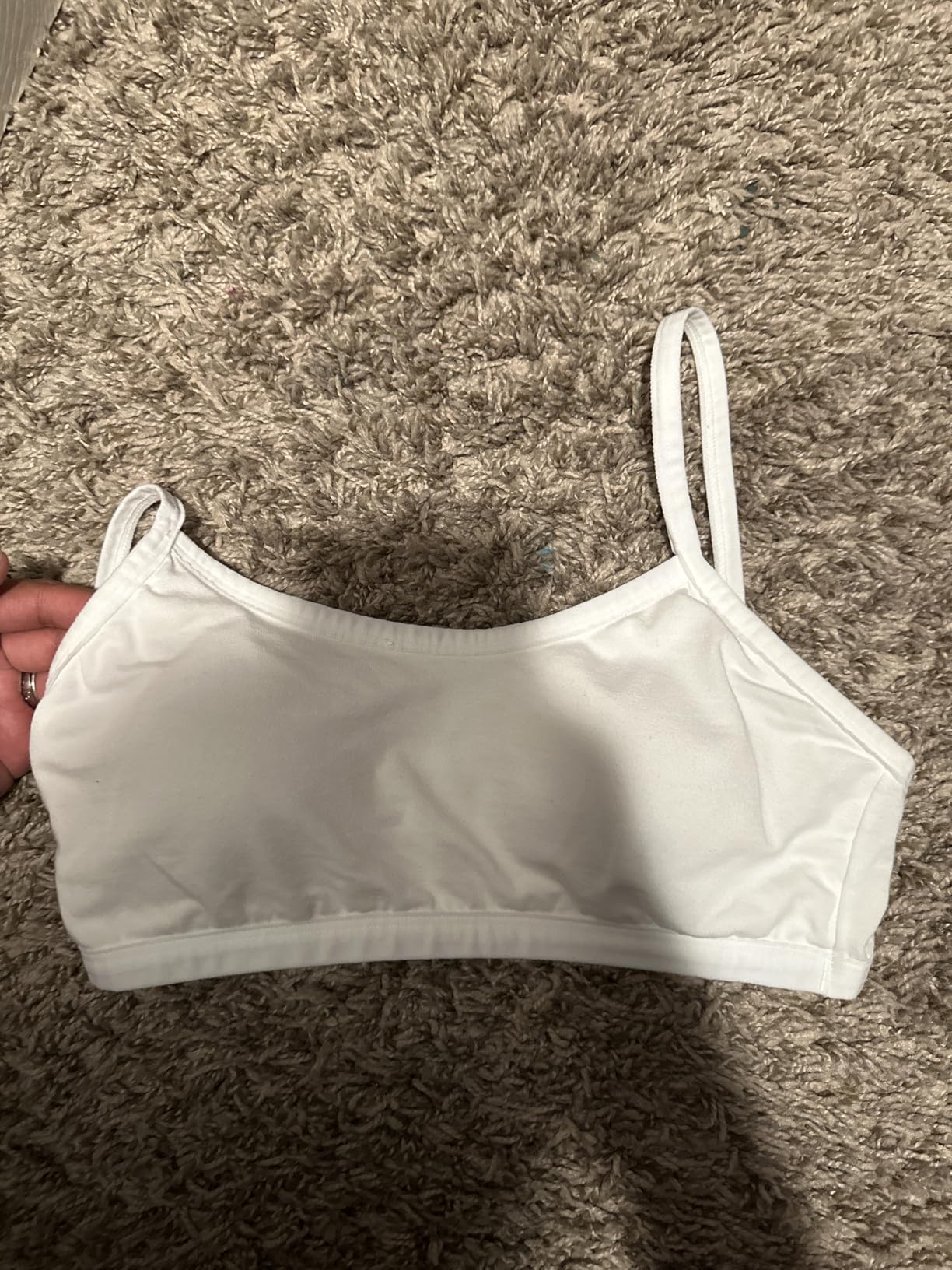 Big Girls' Adjustable Training Bra Cotton Bras Wireless Light Padded 10-16 Years customer photo 2
