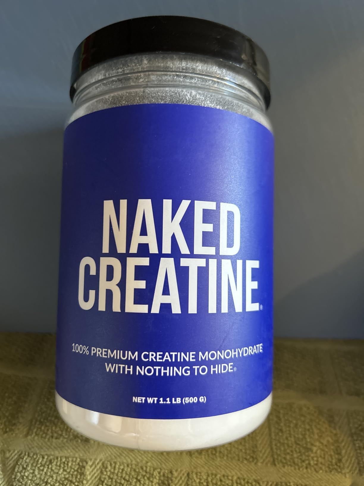 NAKED Pure Micronized Creatine Monohydrate Powder - NSF Certified, Unflavored, 500g, 1.1lb Bulk - Vegan, Non-GMO, Gluten-Free, No Fillers customer photo 2