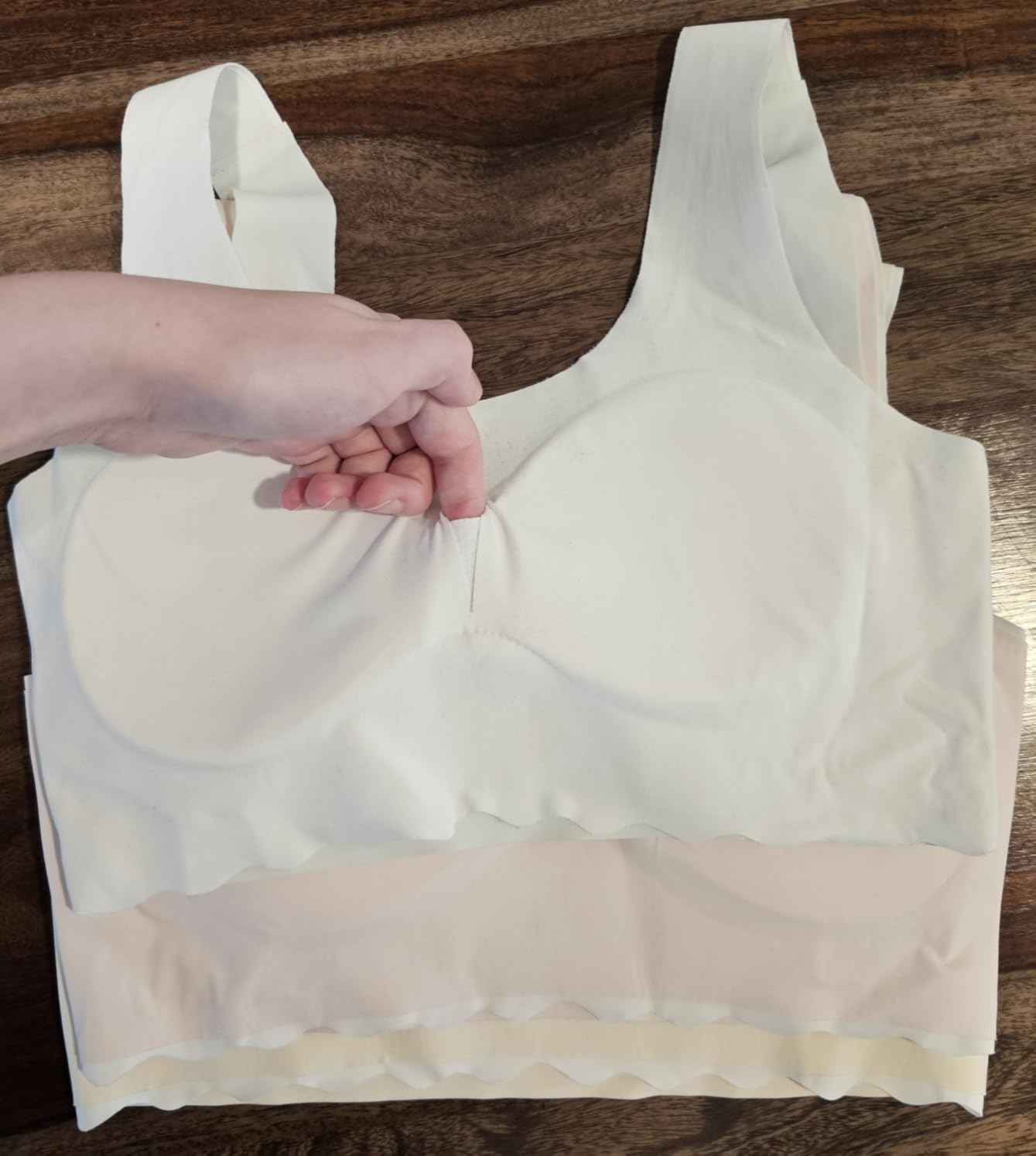 Training Bras for Girls 10-16 Sports Seamless Bra with Removable Padding Bras customer photo 2