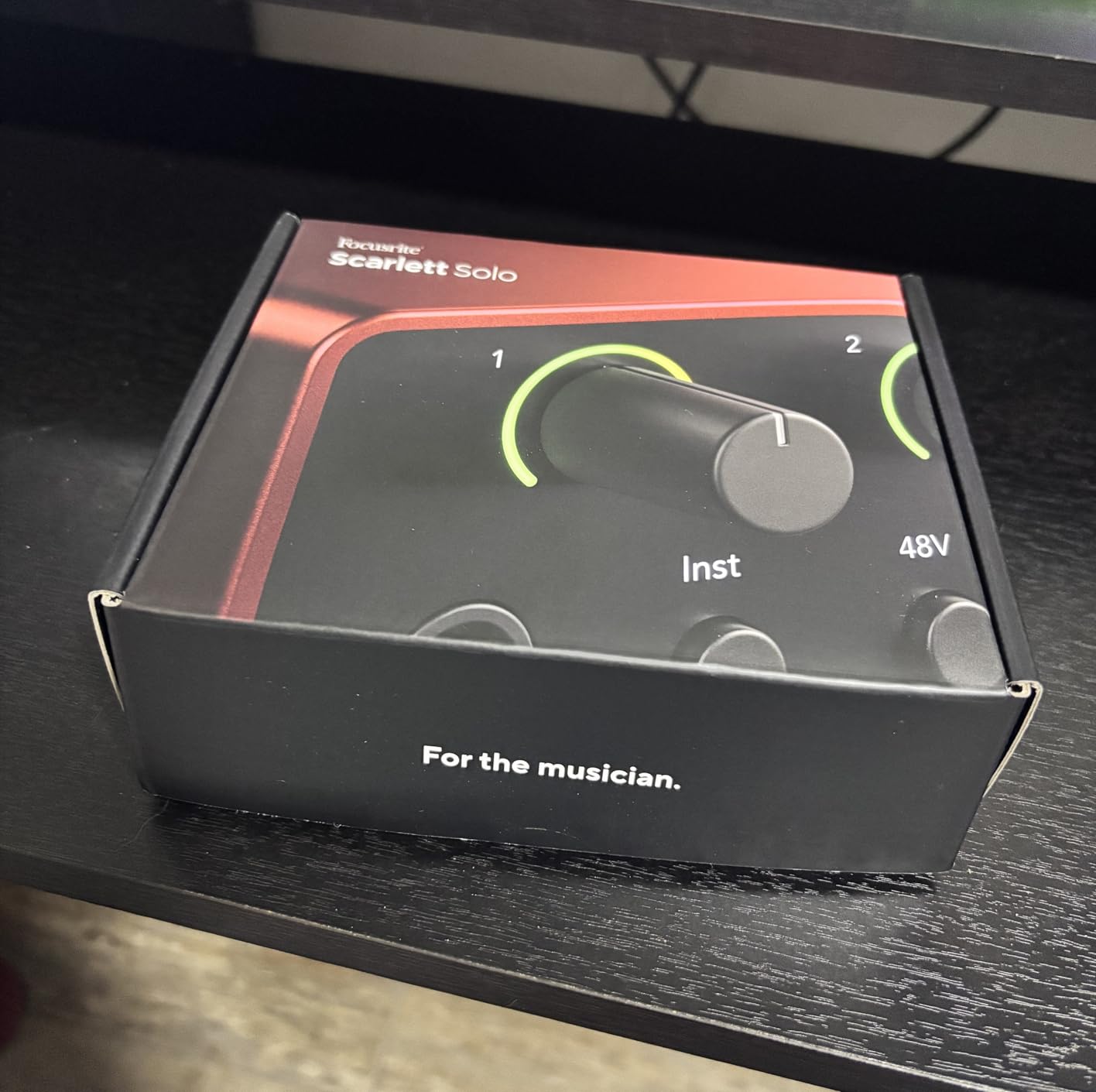Focusrite Scarlett Solo 4th Gen USB Audio Interface, for the Guitarist, Vocalist, or Producer - High-Fidelity, Studio Quality Recording, and All the Software You Need to Record customer photo 1