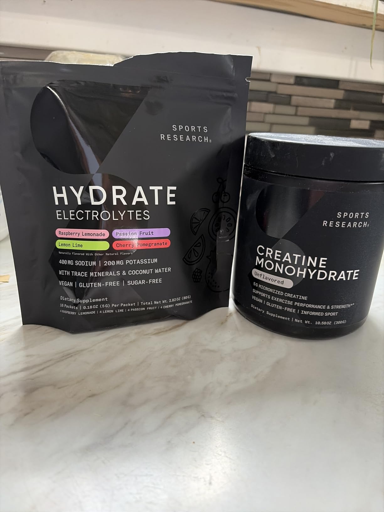 Sports Research Creatine Monohydrate - Gain Lean Muscle, Improve Performance and Strength and Support Workout Recovery* - 5 g Micronized Creatine - 17.64 oz customer photo 1