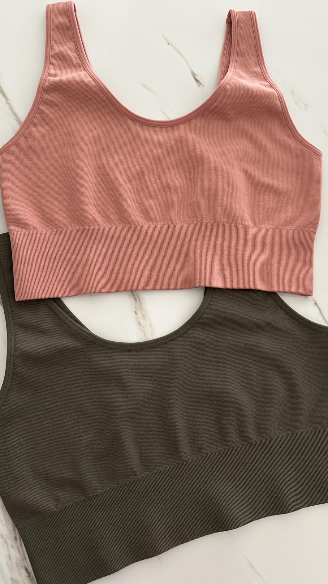 Fruit of the Loom Women's 3-Pack Seamless Full-Coverage Back Smoothing Wireless Bra customer photo 1
