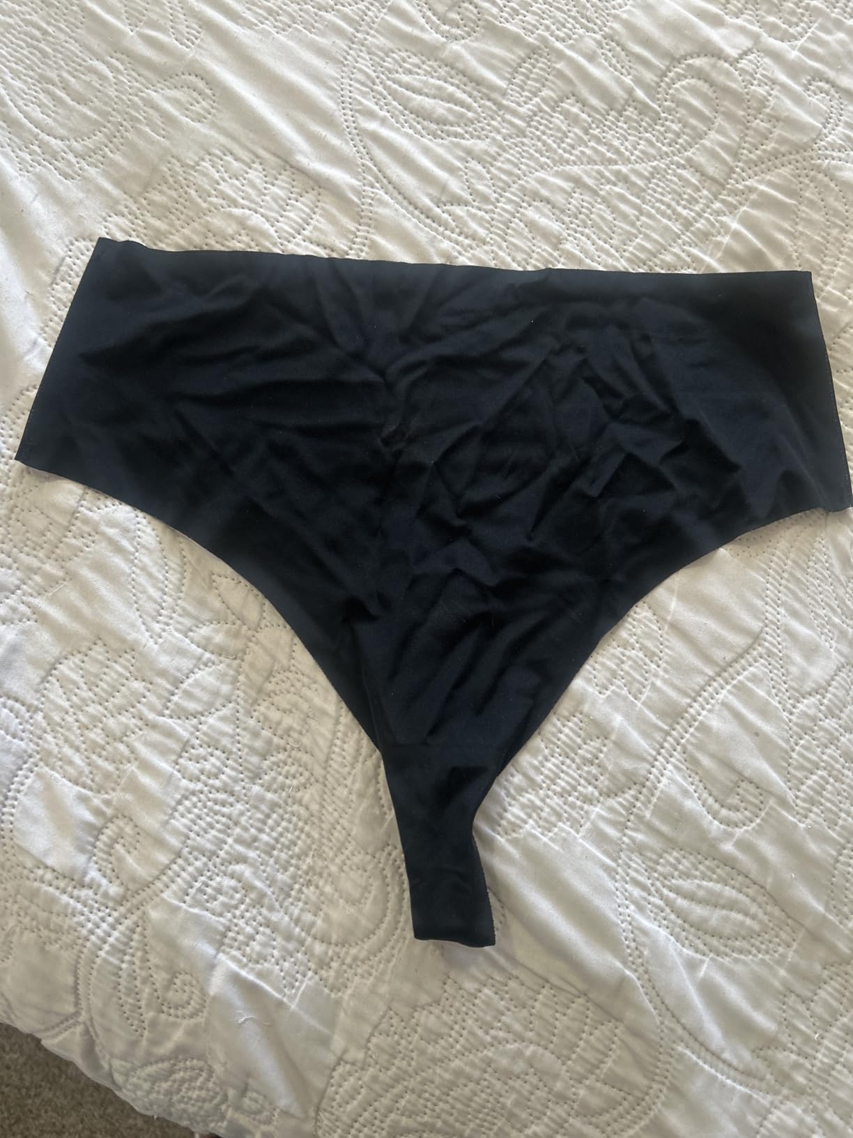 oshkang Thongs for Womens High Waisted Seamless for Women Underwear Sexy Breathable Panties 6 Pack customer photo 1