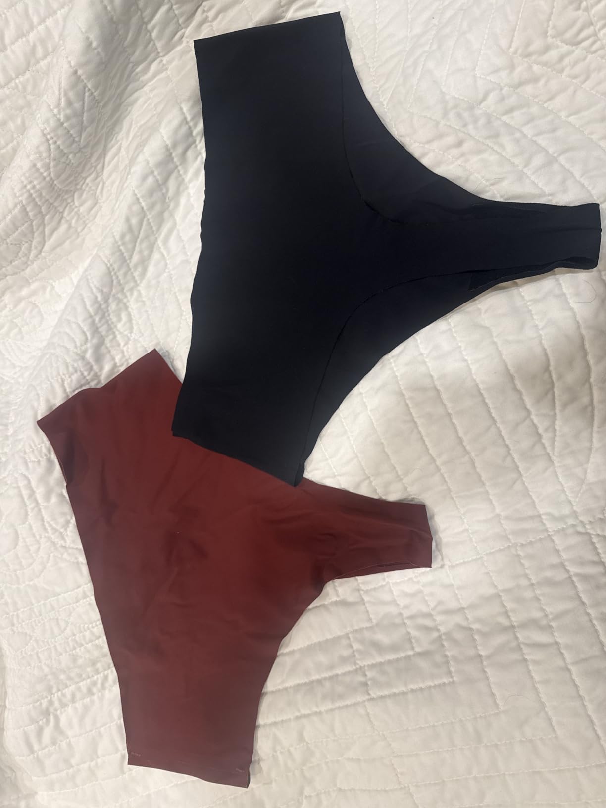 oshkang Thongs for Womens High Waisted Seamless for Women Underwear Sexy Breathable Panties 6 Pack customer photo 2