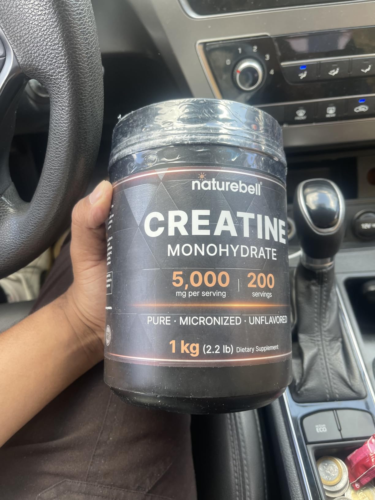 NatureBell Creatine Monohydrate Powder 1,000g, 5,000mg Per Serving, 200 Servings (2.2 lb) | Micronized, Pure & Unflavored | Pre-Workout Muscle Support* | Keto, Vegan, Filler-Free customer photo 2