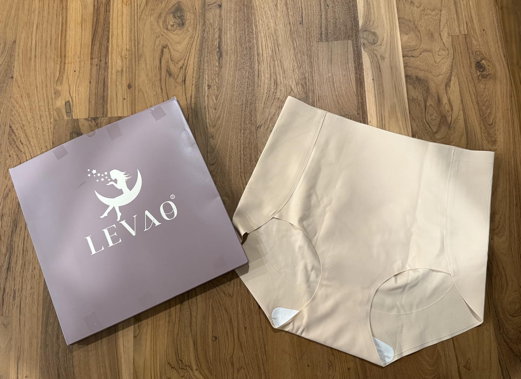 LEVAO Women's Tummy Control Underwear High Waisted Seamless Panties - Postpartum Briefs 4 Pack customer photo 2