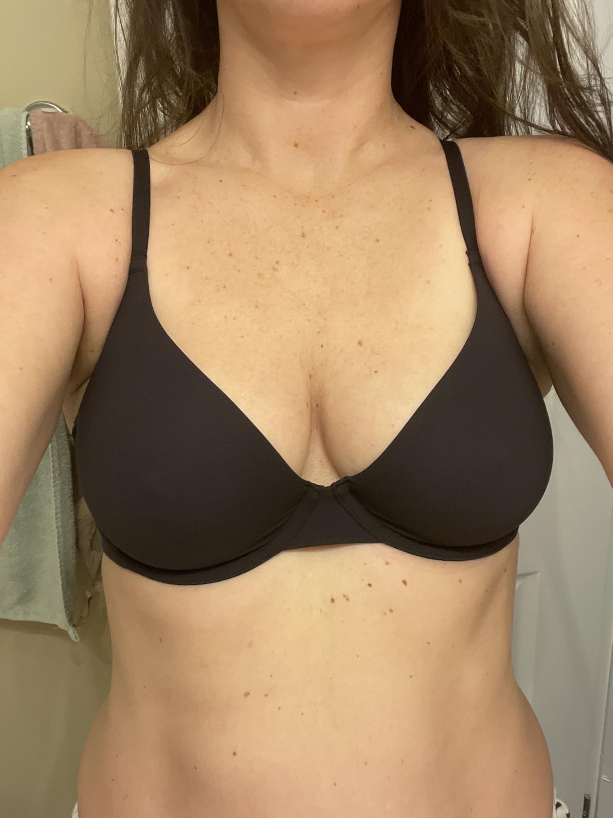 Women's Inbarely Plus Demi Bra Balconette Unlined Underwire No Padding Plunge Bras Comfortable customer photo 1