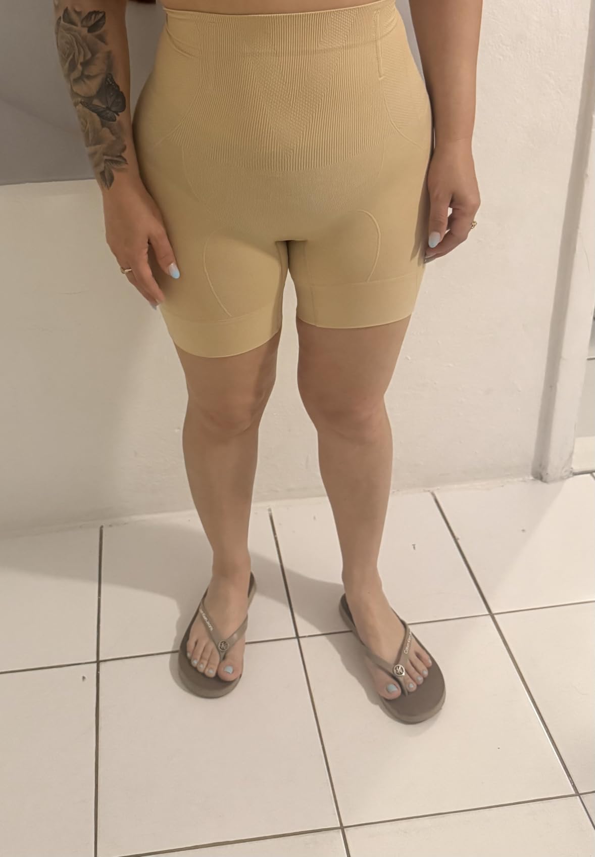 Shapewear Tummy Control Shorts - High Waisted Shapewear Underwear Body Shaper Butt Lifting Shorts Under Dresses customer photo 1