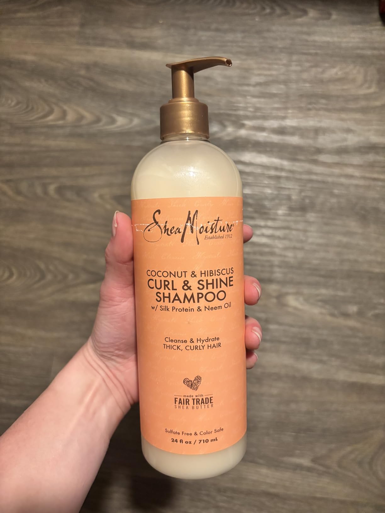 SheaMoisture Curl and Shine Coconut Shampoo Coconut & Hibiscus for Curly Hair Paraben Free 13 oz customer photo 1