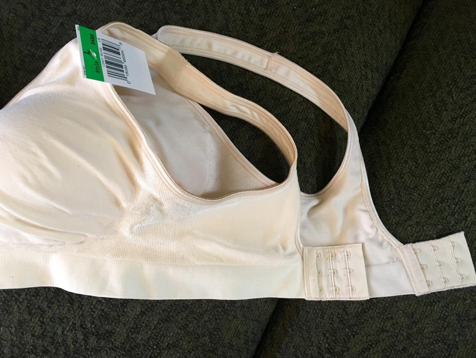 Bali Women's Comfort Revolution Wireless Bra - Adjustable & Supportive Plus Size Wireless Bra customer photo 2