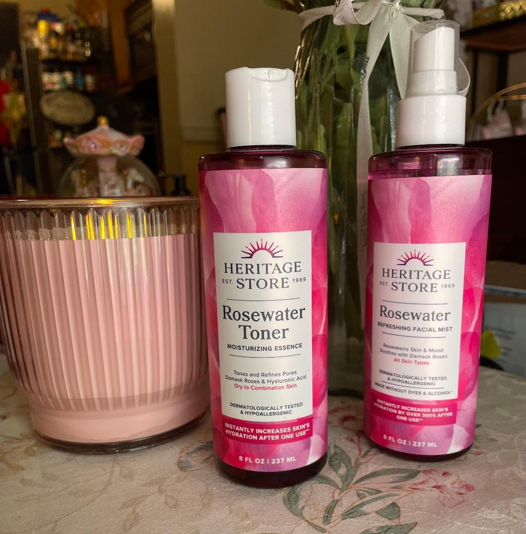 Heritage Store Rosewater Facial Toner with Hyaluronic Acid customer photo 1