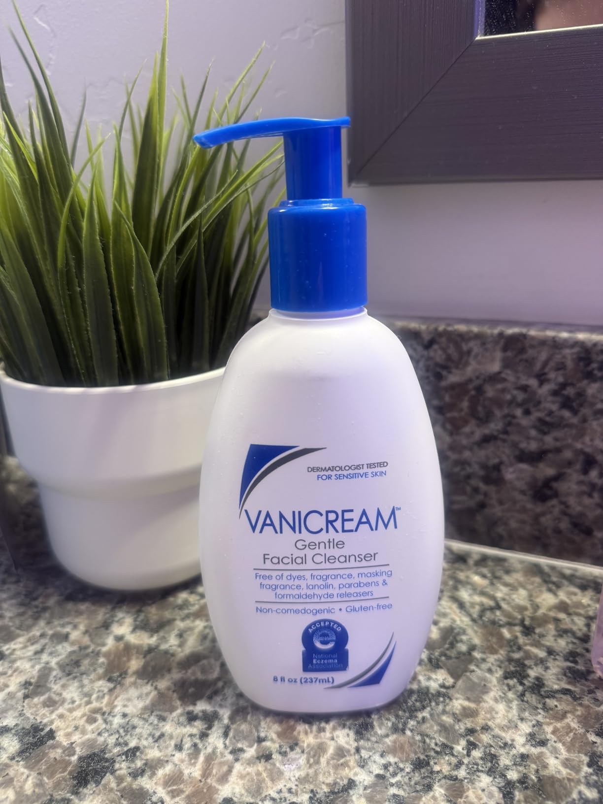 Vanicream Gentle Facial Cleanser with Pump Dispenser - 8 fl oz customer photo 2