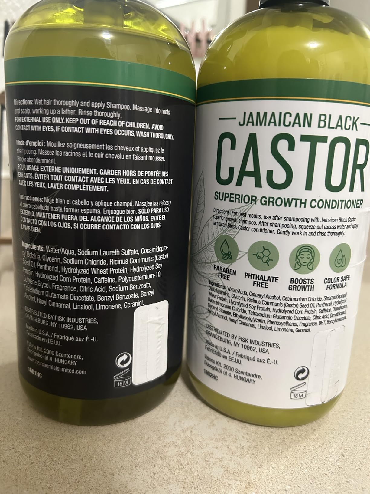 Hair Chemist Superior Growth Jamaican Black Castor Shampoo 33.8oz & Conditioner 33.8oz - 2-PC Set for Hair Growth customer photo 2