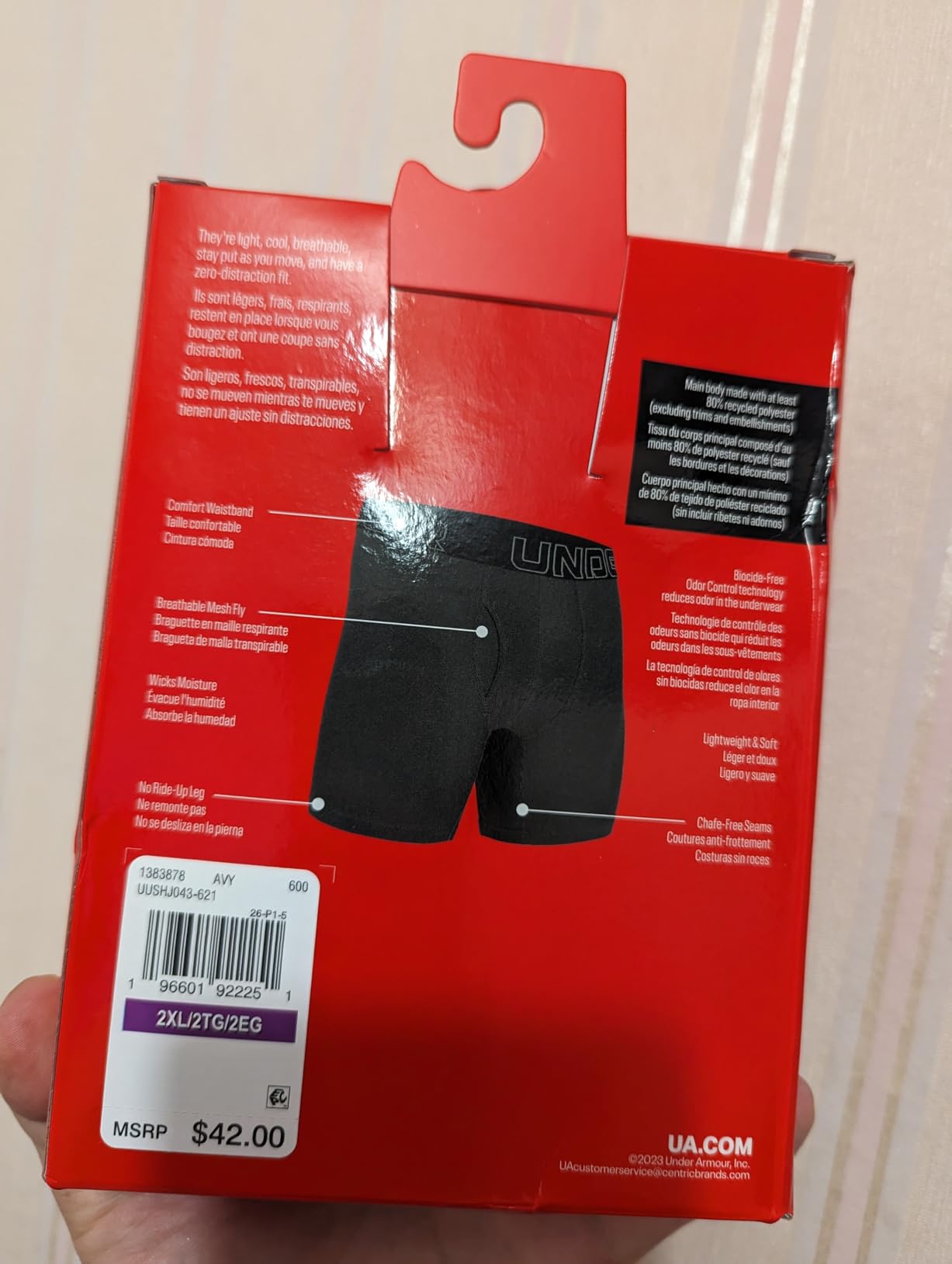 Under Armour 3-Pack Performance Tech Solid 6