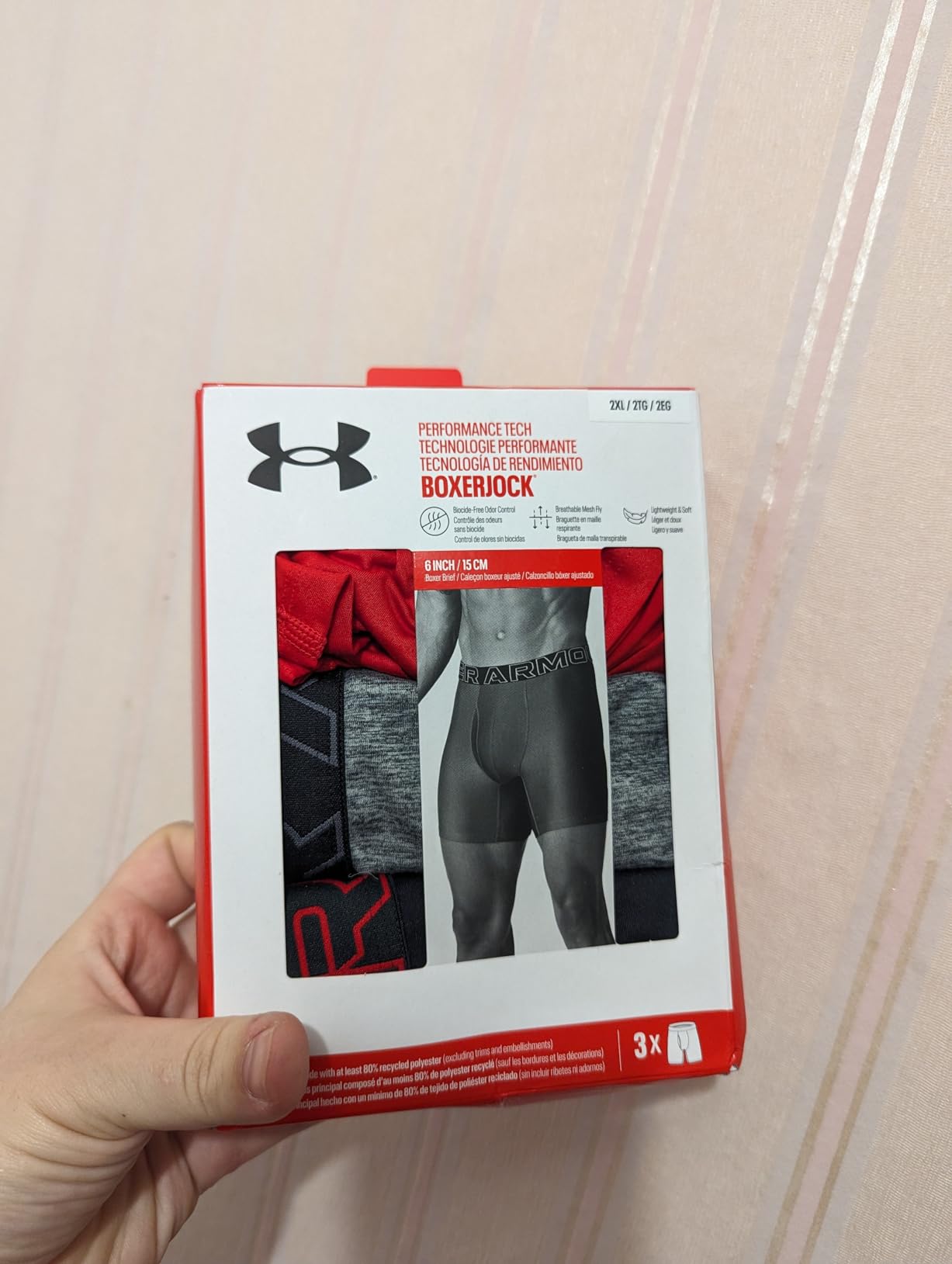 Under Armour 3-Pack Performance Tech Solid 6