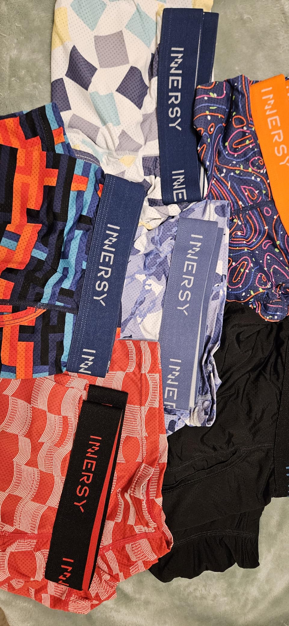 INNERSY Men's Breathable Mesh Boxer Briefs Cooling Moisture Wicking Underwear 4-Pack customer photo 1