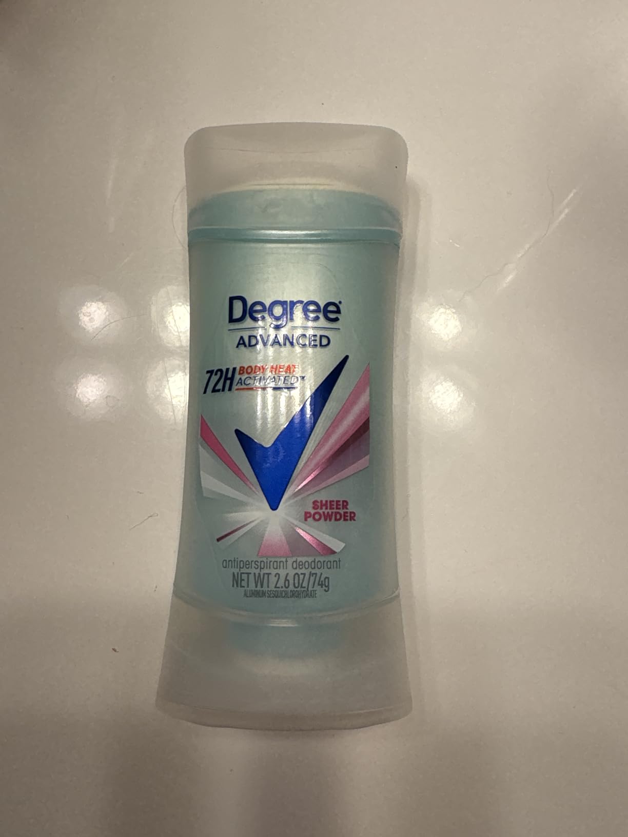 Degree Advanced Protection Antiperspirant Deodorant Vanilla & Jasmine for 72-Hour Sweat & Odor Control for Women, with Body Heat Activated Technology, 2.6 oz customer photo 2