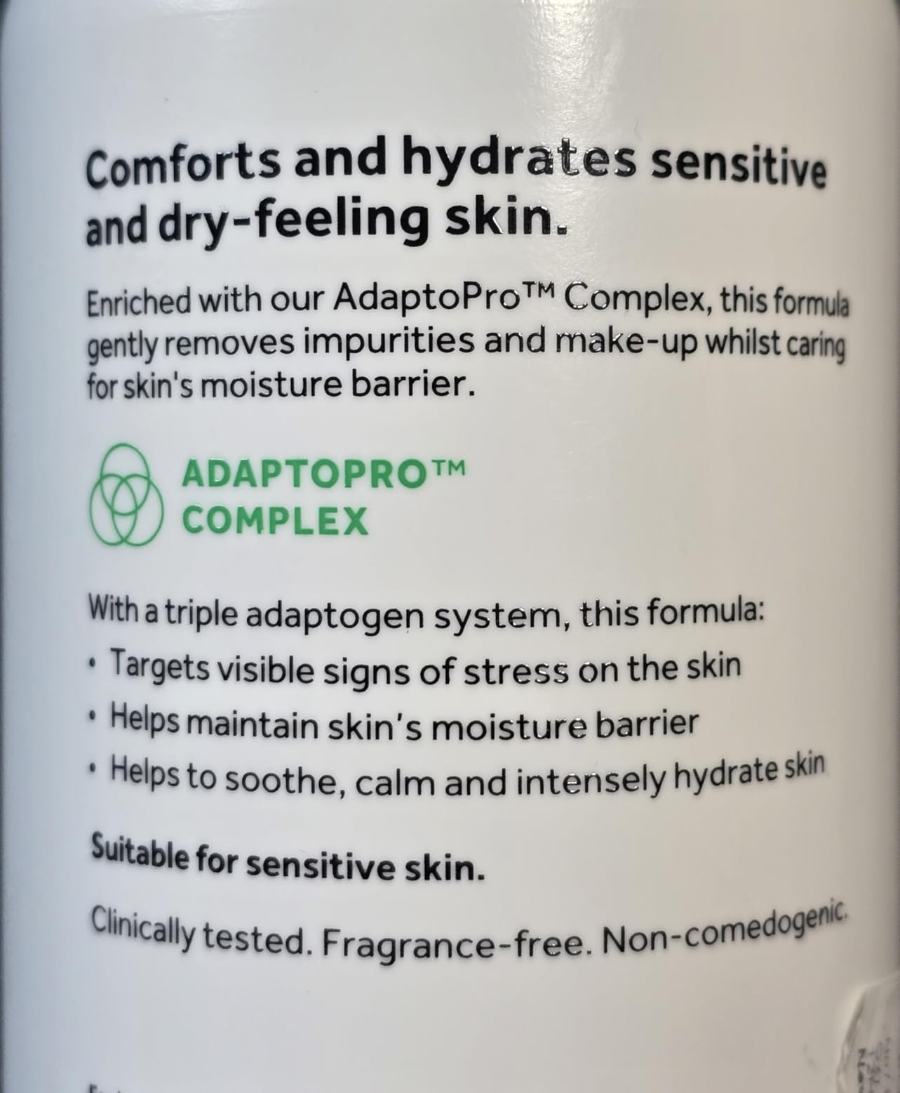 No7 Derm Solutions Hydrating Facial Cleanser - Gentle Cream Face Wash with Ceramides, Niacinamide & Adaptogens, 8 Fl Oz customer photo 1
