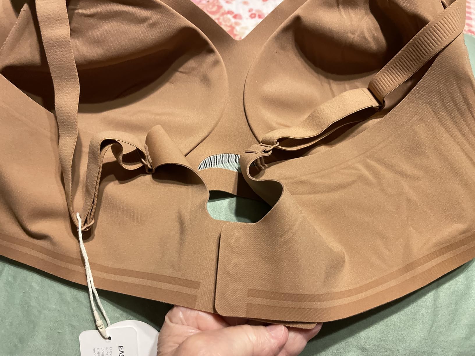 Easybunny Wireless Bras for Women No Underwire Seamless Buttery Bralettes Smoothing Full Coverage Shapedly Bra customer photo 2