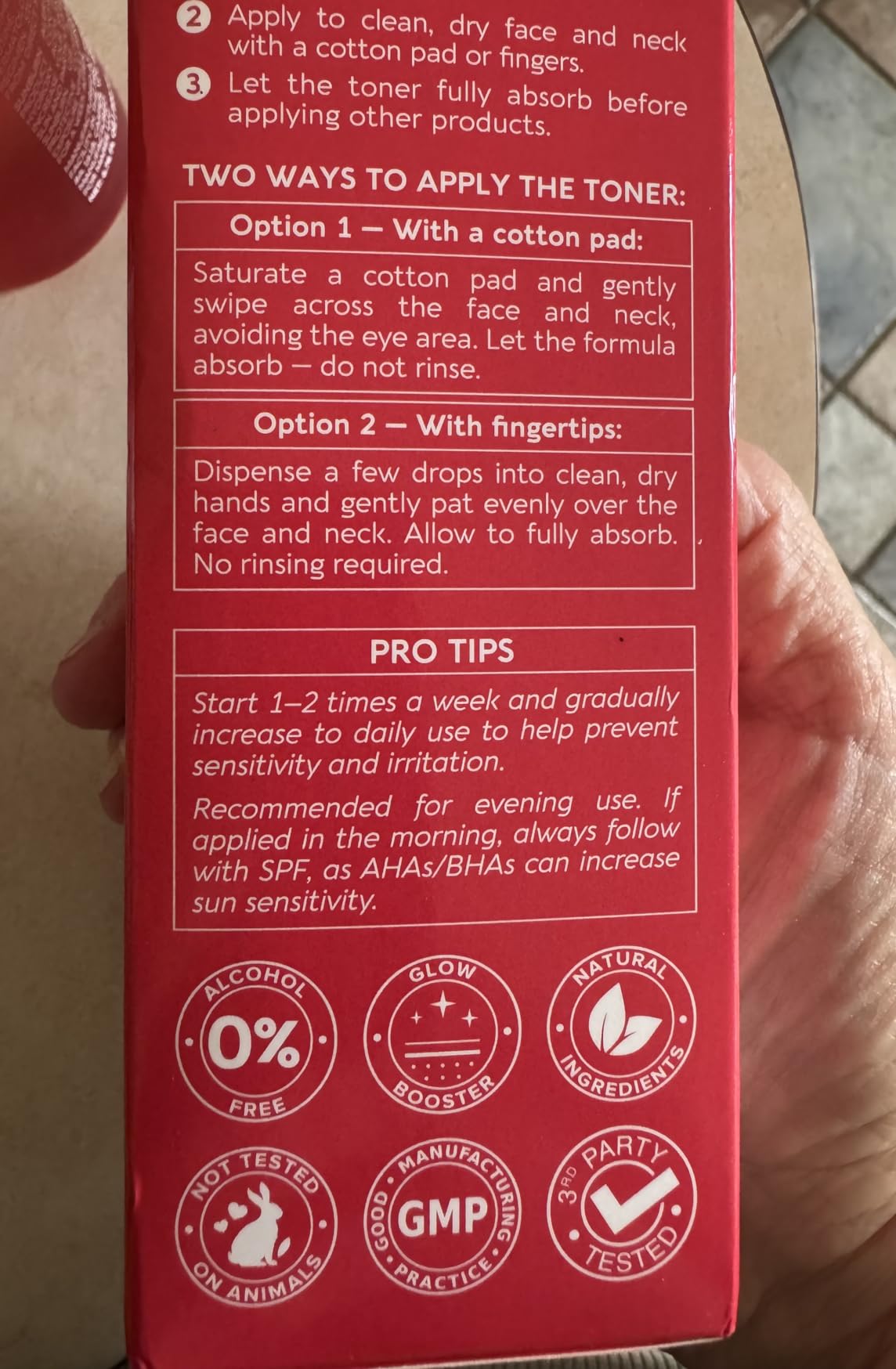 MAREE Pore Minimizer for Face Toner - Witch Hazel Toner with Niacinamide & Marine Collagen - Gentle Exfoliating Oil Control - BHA Liquid Exfoliant - Alcohol Free customer photo 1