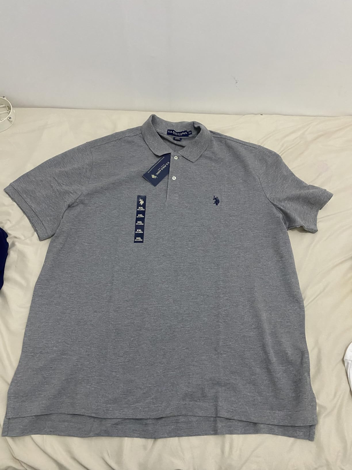 Hanes Men's Classic Polo Shirt, Two-Button Closure Pique Polo Shirt customer photo 1