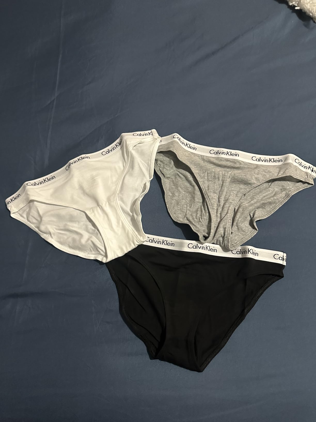 Calvin Klein Women's Carousel Logo Cotton Stretch Bikini Panties, 3 Pack customer photo 1