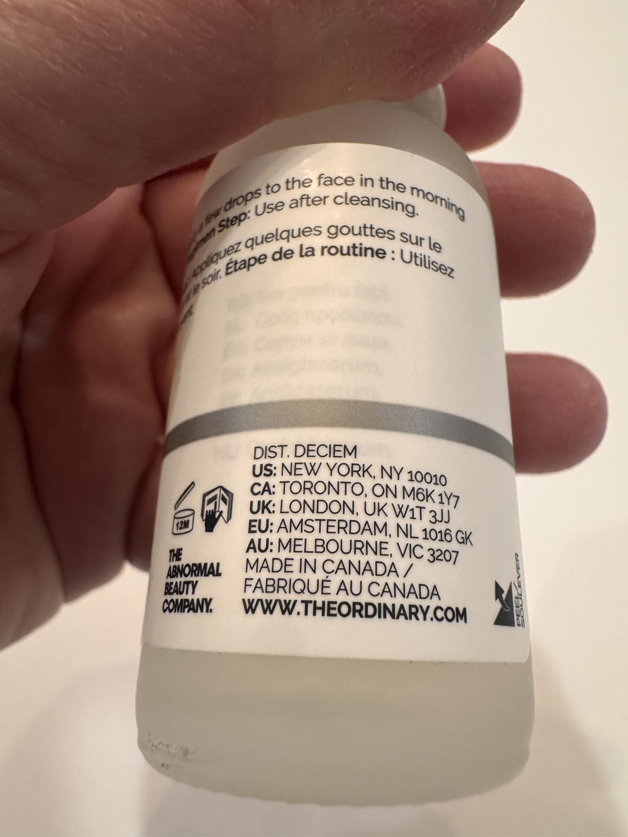 The Ordinary Hyaluronic Acid 2% + B5 (with Ceramides), Multi-Depth Hydration Serum for Plumper, Smoother Skin customer photo 2